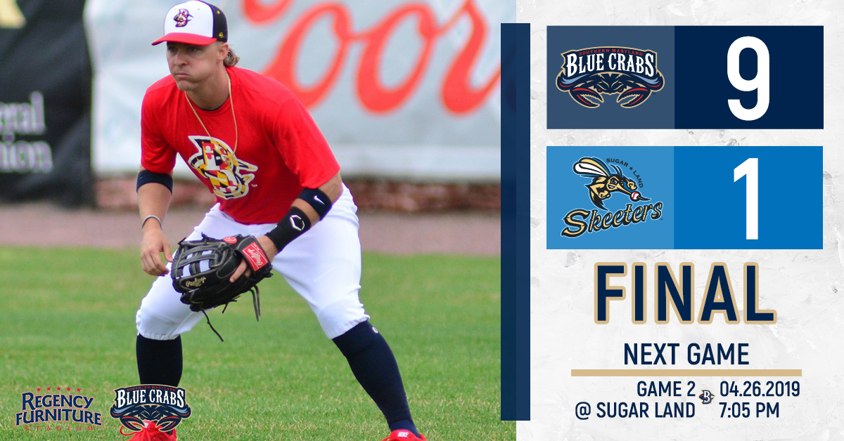 Blue Crabs Blowout Defending Champs in Season Opener